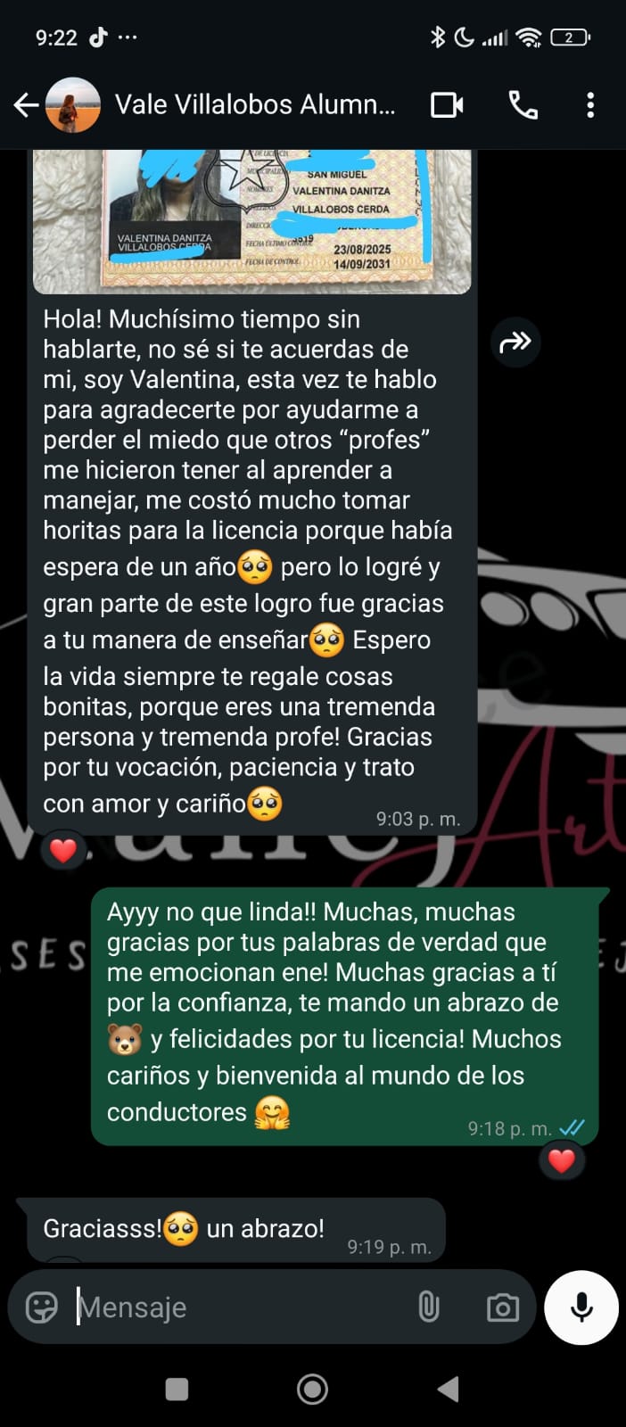 Testimonio